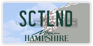 SCTLND  license plate in NH