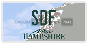 SDF  license plate in NH