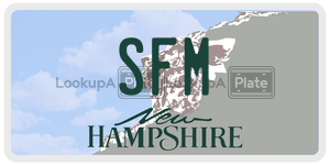 SFM  license plate in NH