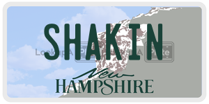SHAKIN  license plate in NH