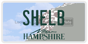 SHELB  license plate in NH