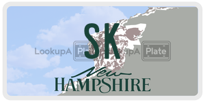 SK  license plate in NH
