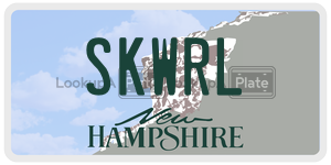 SKWRL  license plate in NH