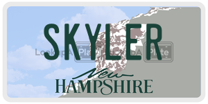 SKYLER  license plate in NH