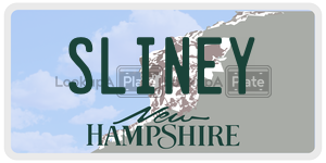 SLINEY  license plate in NH