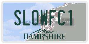 SLOWFC1  license plate in NH