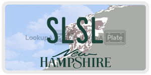 SLSL  license plate in NH
