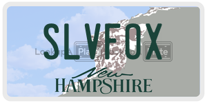 SLVFOX  license plate in NH