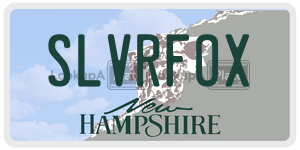 SLVRFOX  license plate in NH