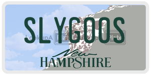 SLYGOOS  license plate in NH