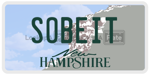 SOBEIT  license plate in NH