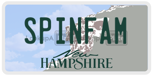 SPINFAM  license plate in NH