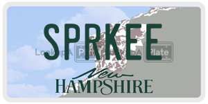 SPRKEE  license plate in NH