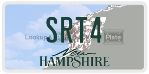 SRT4  license plate in NH
