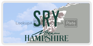 SRY  license plate in NH