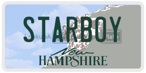STARBOY  license plate in NH