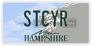 STCYR  license plate in NH