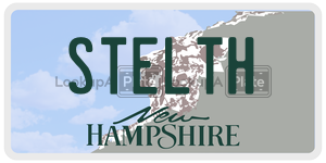STELTH  license plate in NH