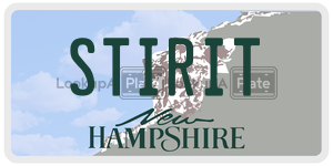 STIRIT  license plate in NH