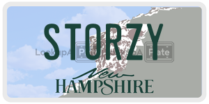 STORZY  license plate in NH