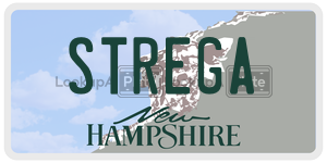 STREGA  license plate in NH
