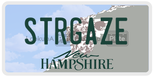 STRGAZE  license plate in NH