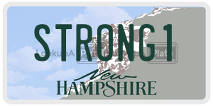 STRONG1  license plate in NH