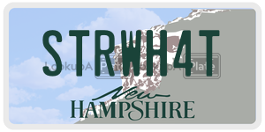 STRWH4T  license plate in NH