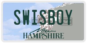 SWISBOY  license plate in NH