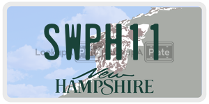 SWPH11  license plate in NH