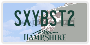 SXYBST2  license plate in NH