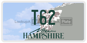 T62  license plate in NH