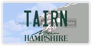 TAIRN  license plate in NH