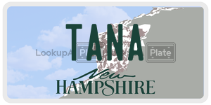 TANA  license plate in NH
