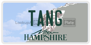 TANG  license plate in NH