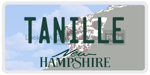 TANILLE  license plate in NH