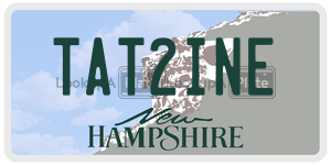 TAT2INE  license plate in NH