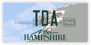 TDA  license plate in NH