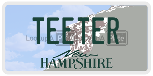 TEETER  license plate in NH
