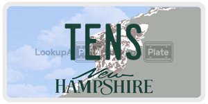 TENS license plate in New Hampshire