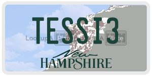 TESSI3  license plate in NH