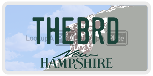 THEBRD  license plate in NH