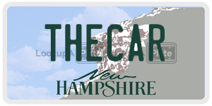 THECAR  license plate in NH