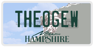 THEOGEW  license plate in NH