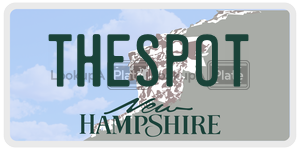 THESPOT  license plate in NH