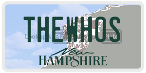 THEWHOS  license plate in NH