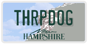 THRPDOG  license plate in NH