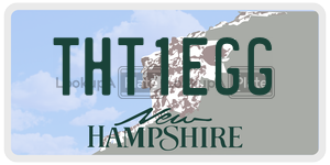 THT1EGG  license plate in NH