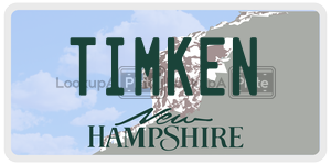 TIMKEN  license plate in NH