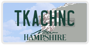 TKACHNC  license plate in NH